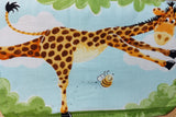 Sacoche enfant en bandoulière / Girafe / Une jambe / Orange